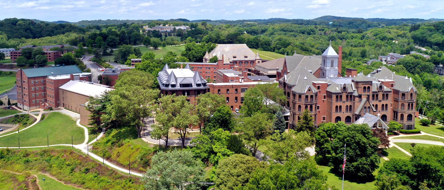 Panoramic Aerial Photo of Campus